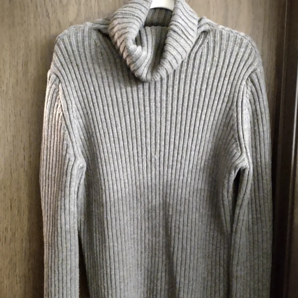 Zara Turtleneck Sweater in Gray - Picture 1 of 2